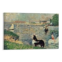 Amazon.co.jp: ジョルジュ・スーラ作「ラ・グランド・ジャット島の